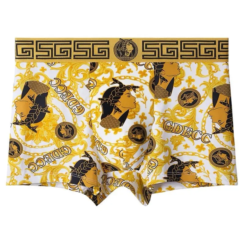 Combo 2 hộp 8 quần lót nam-   8 màu, thun lạnh,co dãn-thấm hút HOÀNG GIA LUXURY -quần boxer nam-EM GÁI BÁN SỊP Menswear quần  sịp Chống Nước 5