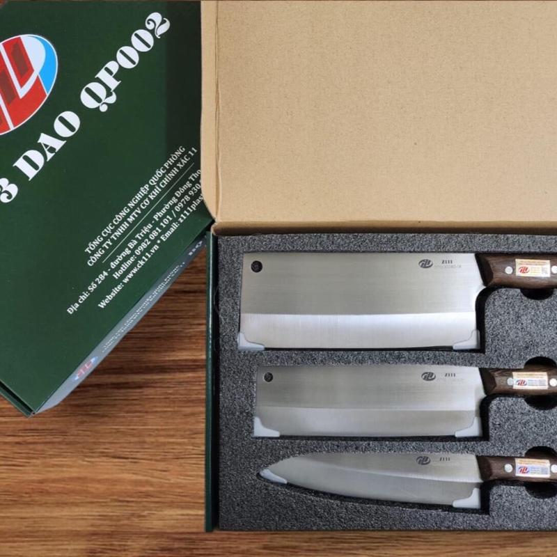 Dao bếp Z111 QP 002 cán dẹt của Nhà máy Quốc Phòng Z111 sản xuất 0