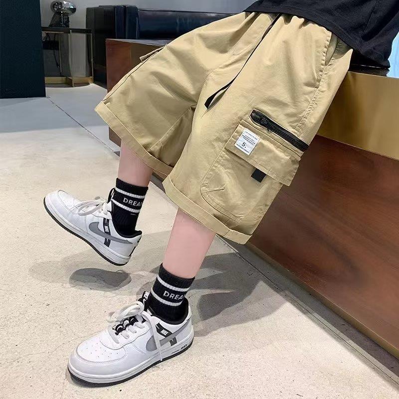 Product Introduction of Quần kaki pha gió hai màu cho bé trai , quần đùi cho bé trai size 120-170 ( 22-50kg ) 16