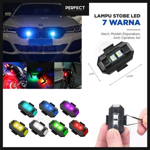 COD PINZY LAMPU LED KEDIP SEPEDA MOTOR MOBIL LAMPU LED USB MODEL PESAWAT LAMPU CUSTOM Kode 1101