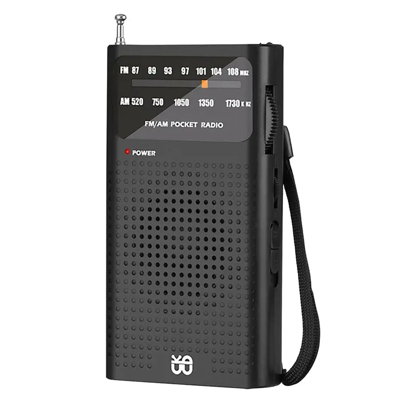 Mini Radio Portable AM/FM All Band Stereo Weather Pocket Radio Receiver for Old Man Walking Hiking Camping