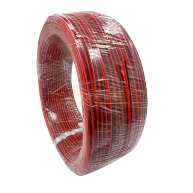 Cuộn Dây Điện Đôi AWG Đỏ Đen Lõi 0.2mm [CUỘN 100M] 2