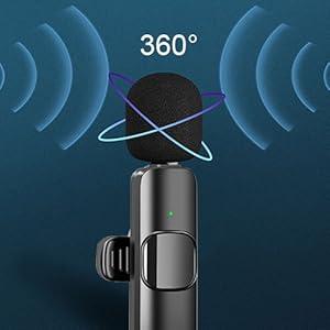 Product Introduction of Kinizuxi Wireless Microphone for iPhone iPad,[Lightning] Wireless Lavalier Microphone for Video Recording, Clip On Lapel Mic for YouTube/Live Streaming/Interview/Vlog/Presentation/Facebook/Live 23
