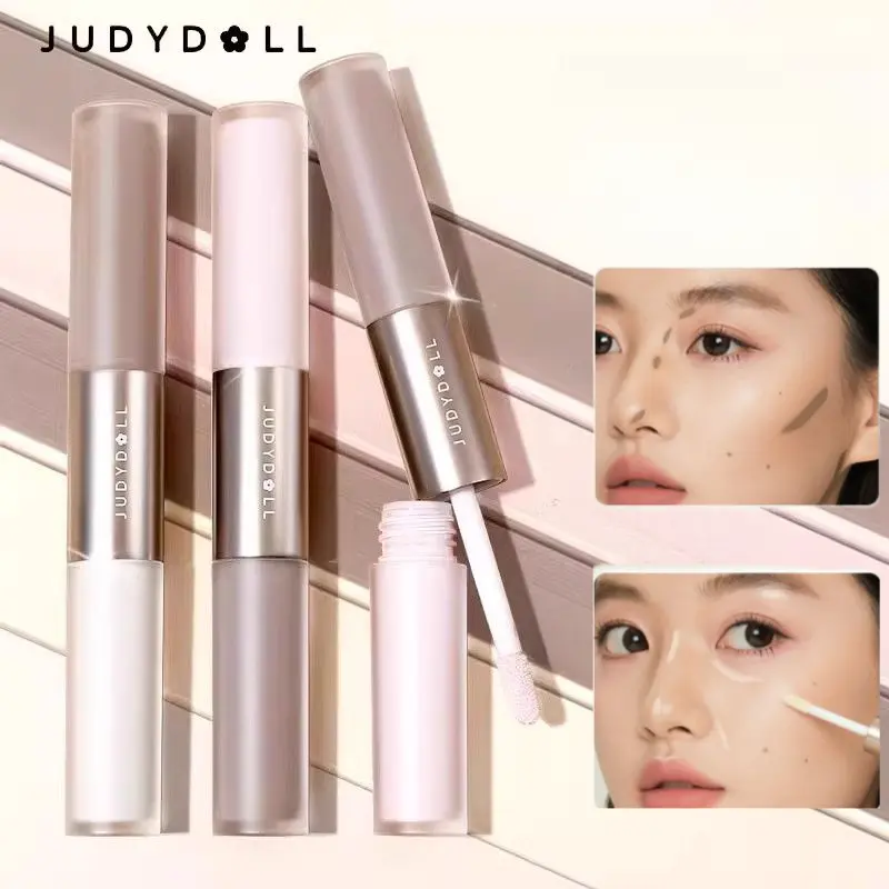 Kem Tạo Đường Viền Dạng Lỏng Judydoll, Hai Đầu, Đánh Bóng Và Tạo Đường Viền, Hoàn Thiện Lì Và Làm Sáng, Dán Đánh Bóng, Thích Hợp Cho Mũi, Đường Viền Dạng Lỏng Phấn Mũi 0
