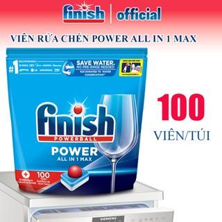 Viên rửa chén bát Finish All In One túi 100 viên 5
