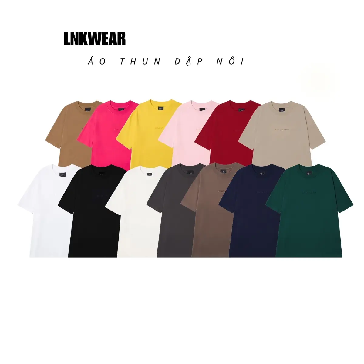 [ DEAL ĐỘC QUYỀN ] ÁO THUN LNKWEAR DẬP NỔI FORM OVERSIZE - BABYTEE DL 280 GSM ( ĐÃ XỬ LÍ CO RÚT )