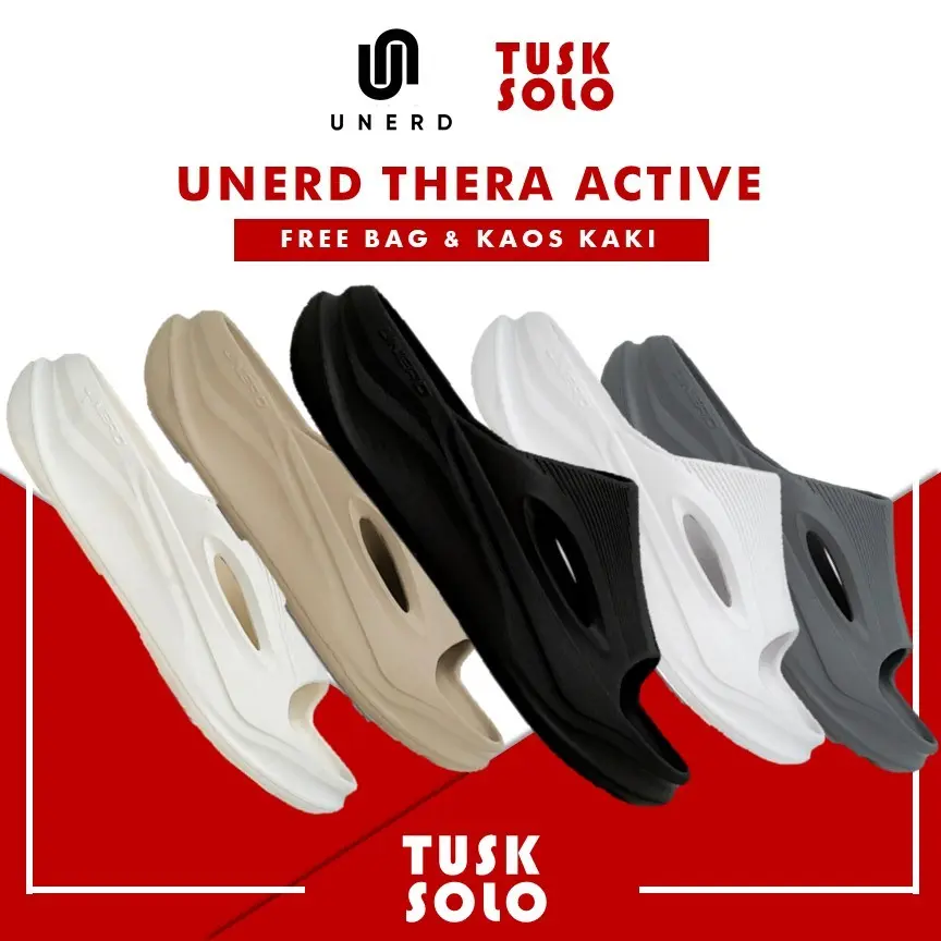 Sandal Unerd Thera Active Original Sendal Slippers Recovery Unerd Slide On Pria Wanita Original