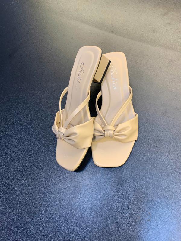 Dép nữ cao 3 phân đế vuông sang trọng, guốc nữ cao 3P - Giày Bánh Bèo mã 247