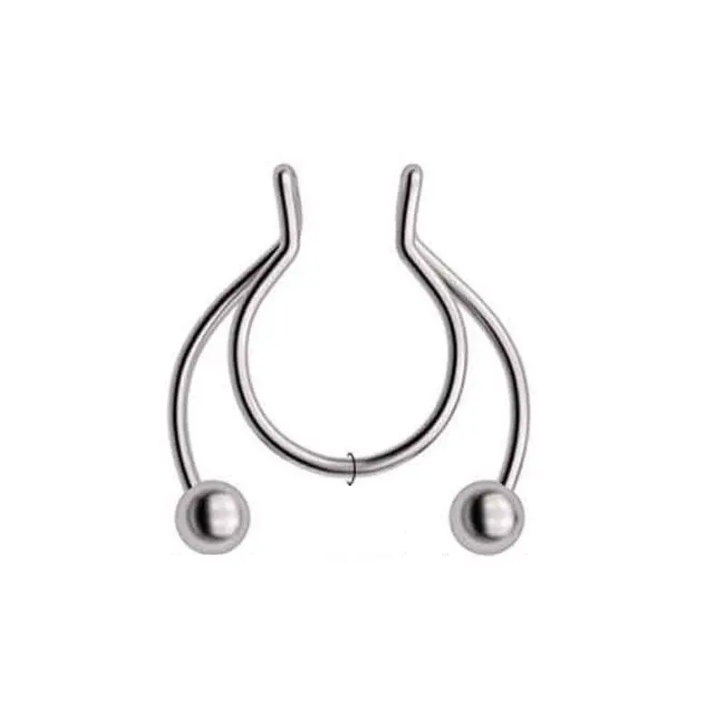 Anting hidung magnet / septum fake / septum magnet 8