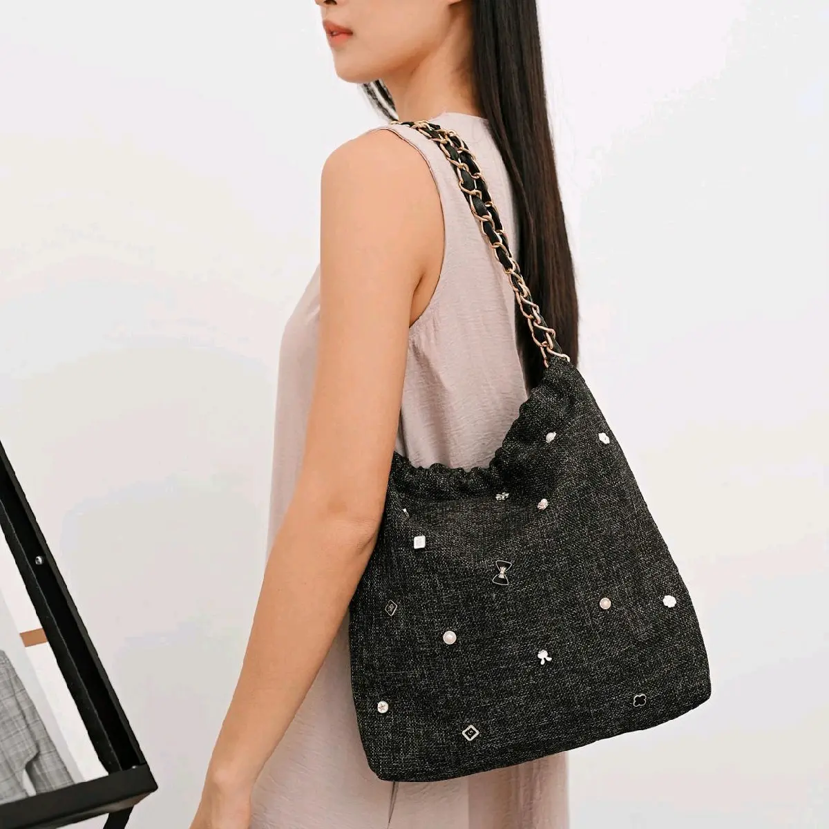 LIZEA - Vienna Totebag - Tas Kuliah - Tas Canvas - Tas Kerja
