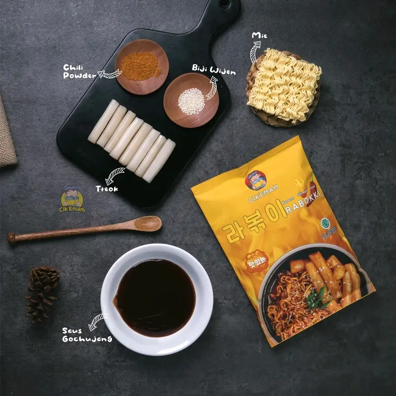 Rabboki Toppoki Pedas - Khas Bandung Food 1