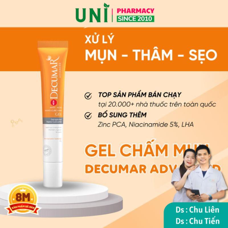 Gel hỗ trợ ngừa mụn  Decumar Advanced - Tub 20gr