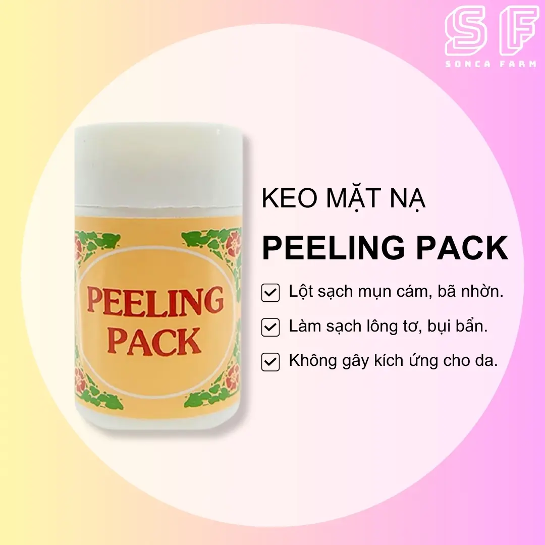Keo Lột Mụn Gamma Peeling Pack Hũ 25g, 60g Lột Sạch Mụn Cám, Mụn Đầu Đen