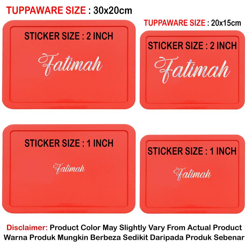 STICKER DAPUR / STICKER TUPPERWARE / STICKER NAMA TUPPERWARE - TikTok ...