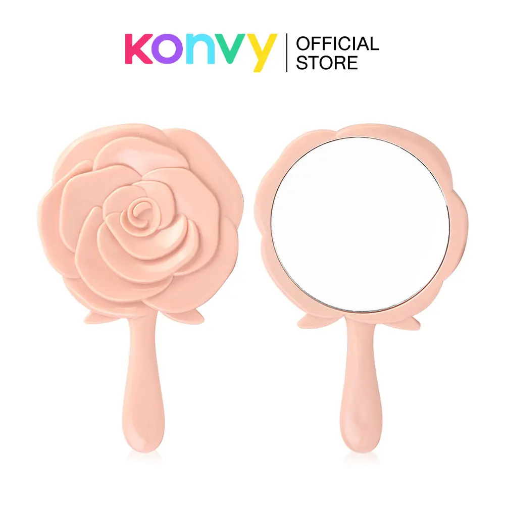 Oni Rose Handheld Makeup Mirror #Sakura Pink