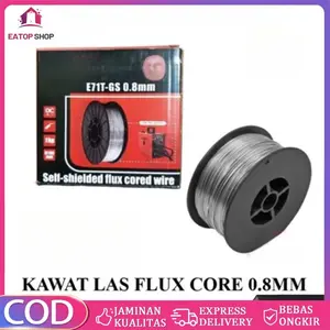 【COD】KAWAT LAS MIG 0.8mm/1.0mm Flux Cored Multipurpose Without Gas MIG Self Shielded Welding Wire