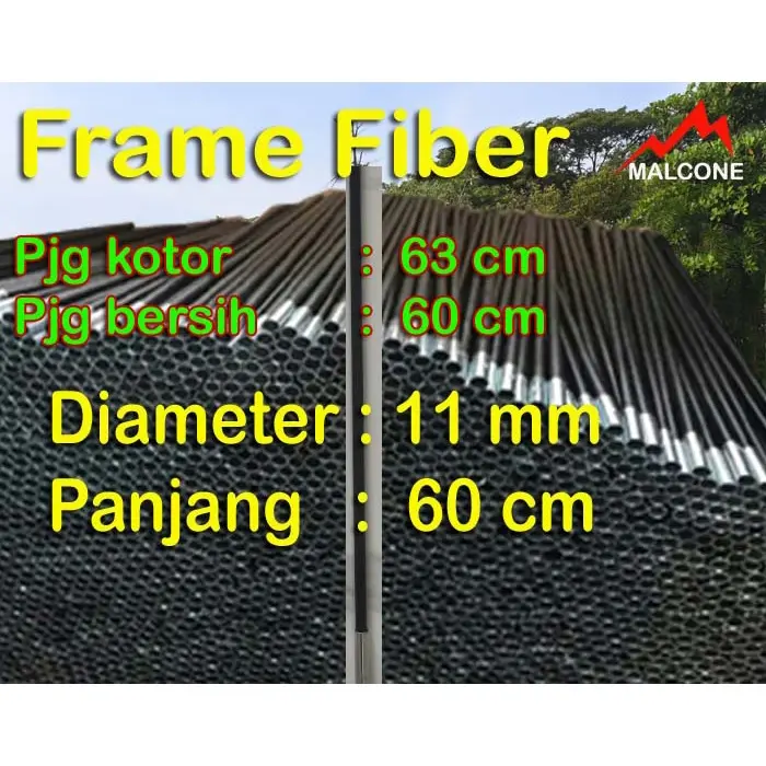 Frame fiber tenda dome 11 mm pjg 60 cm