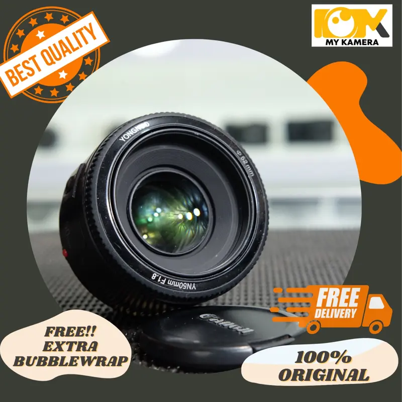 Lensa Fix Yongnuo 50mm For Canon 0