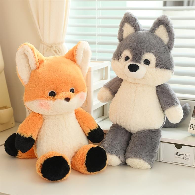 Đồ Chơi Sói Xám Cáo, Dễ Thương, Thiết Kế Mèo Con Ngủ, Búp Bê Rừng, Thích Hợp Làm Quà Tặng Sinh Nhật Cho Bé Gái 6