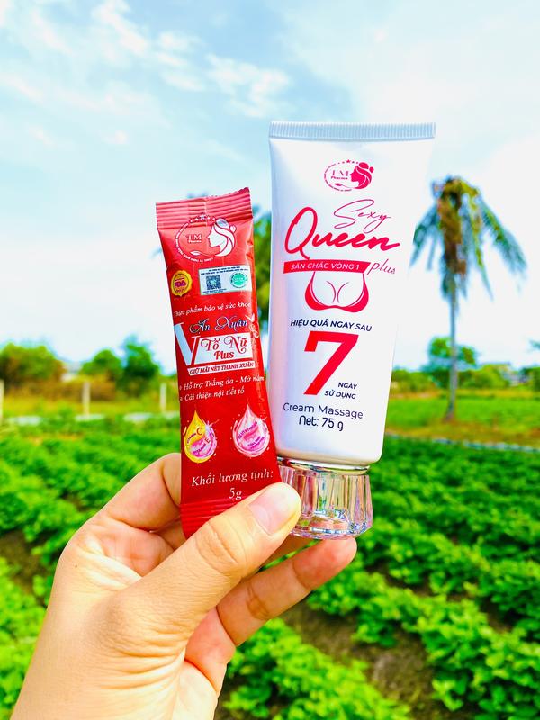 [1 Combo] Trà + Kem siêu nâng V1-3 Nữ Dưỡng Da Body Làm Đẹp Da Women Dưỡng Body 3