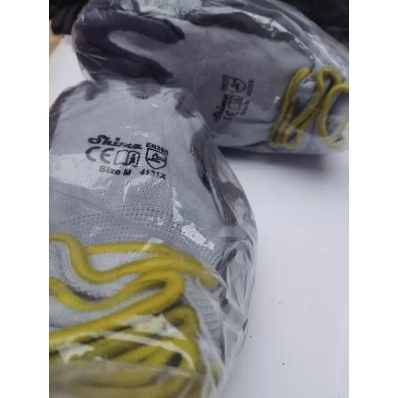 COD SARUNG TANGAN SAFETY LAPIS KARET ABU-ABU LUSINAN Sarung Tangan 8