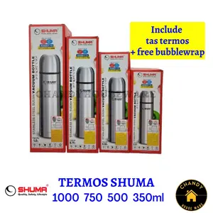 Termos Air Panas Bayi Shuma Stainless Steel Vacuum Flask Ukuran 350 500 750 1000 ML 1 LITER + SARUNG