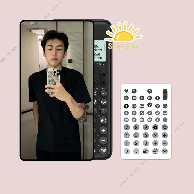 Hình Pangbowen trang trí máy tính cầm tay Flexoi, Thienlog, caiso 7