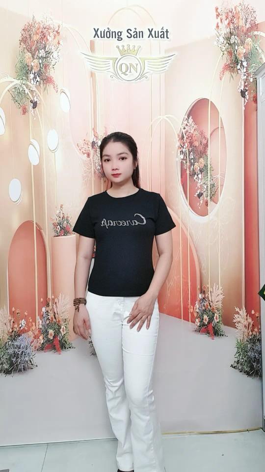 Product Introduction of Áo Thun Nữ. QN.161 Fom Carotop. Cotton Thái Co Giãn Bốn Chiều.Mềm Mịn Mát.Thấm Hút Mồ hôi ạ Cổ Tròn Women 8