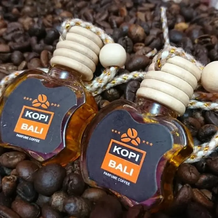 KOPI BALI BOTOL GANTUNG - Parfum / Pewangi Mobil Aroma Black Coffee Wangi Kopi Hitam Pengharum Interior Dalam Mobil Ruangan Kamar Ber AC Model Gantung Ruang Tamu Keluarga Anti Bau Menyerap Bau Dapur Toilet Lemari Pakaian