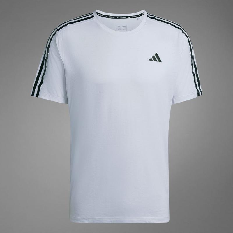 Áo thun chạy bộ 3 sọc nam adidas - IQ3835 1
