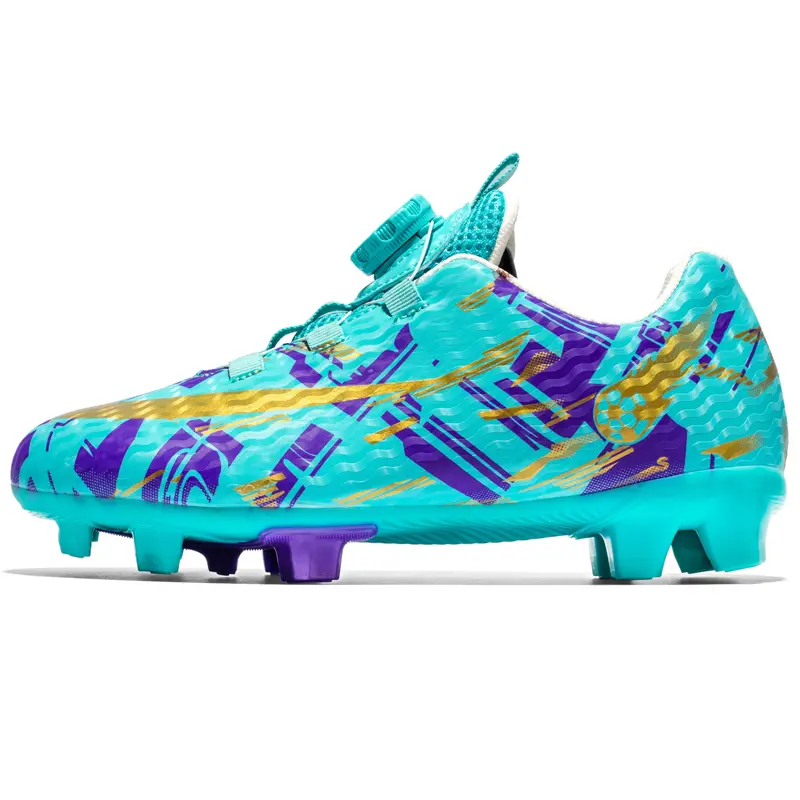 Football Boots Soccer Cleats Spikes Shoes for Men Women Unisex Child Boys Girls Professional Breathable Training High-Tops Futsal 4 Y M 46
