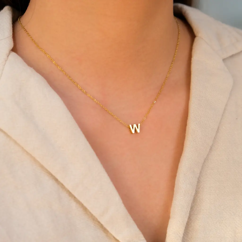Sweetbling • Micro Initial Letter Necklace