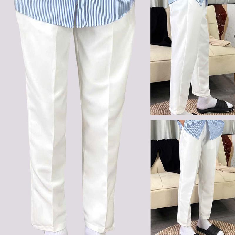 Product Introduction of [xả kho] Quần Âu nam nữ Hitobi lưng chun form baggy vải mềm mịn thoáng mát - Menswear Cotton Pants quần  tây 9