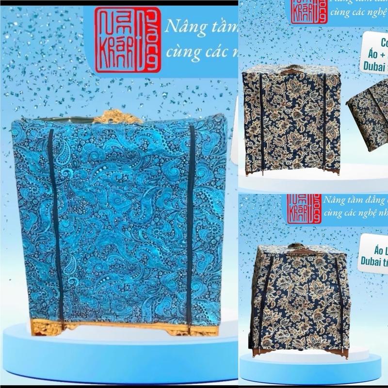 Áo , che nóc Hoa Văn Dubai Hoạ tiết mới - lồng chim chào mào