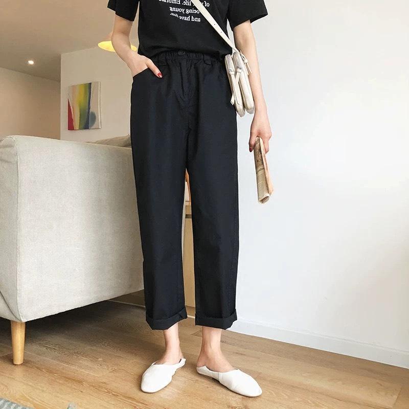 Quần jeans nữ xanh ống loe, quần kaki đen ống suông ống vừa M20 Pants