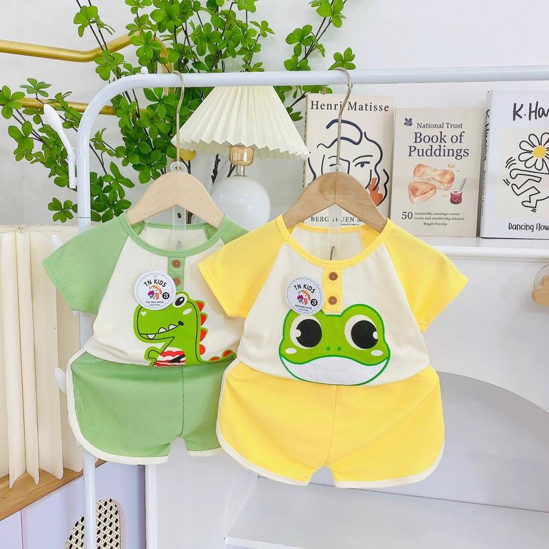 Product Introduction of Kombo 5 bộ quần áo chất tăm lạnh phối màu hình in cực kute 10