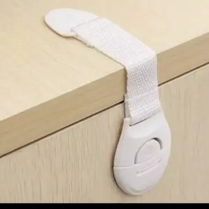 Gen2 Pengaman Laci Lemari Pintu Kulkas Anak Sudut Safety Lock Belt New