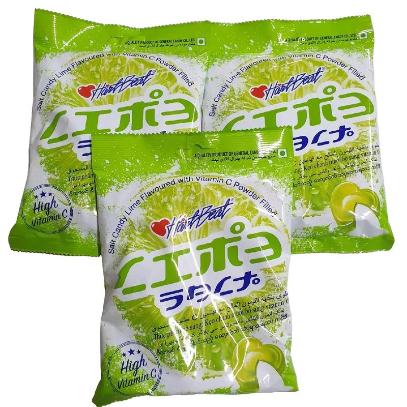 COMBO 3 BỊCH KẸO CHANH MUỐI THÁI LAN 100G/bịch Candy  Thức Ăn kẹo  ngậm trái cây kẹo  ngậm Chua Ăn Vặt kẹo ngậm  trái cây kẹo kẹo  ngậm kẹo vitamin c kẹo keomix