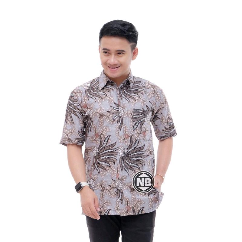 Hem Batik Pria Lengan Pendek 3 Baju 70 Ribu & 2 Baju 50 Ribu Bahan Katun Size M L XL XXL MOTIF RANDOM 4