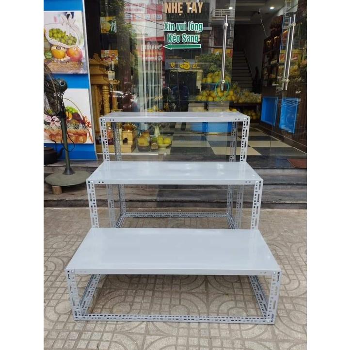 Product Introduction of Kệ sắt bậc thang 3 tầng cho mọi công việc . Kích thước dài 0,6m, 0,8m, 1m, 1,2m và 1,5m Kitchen trưng 69