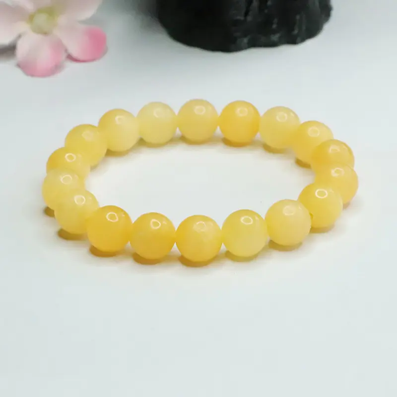 Vòng Tay Ngọc Bích Vàng, Yanyu, Hạt Tròn, Đồ Trang Sức Dân Tộc, Bán Buôn Từ Nhà Máy, Giao Hàng, Cb3121408 1