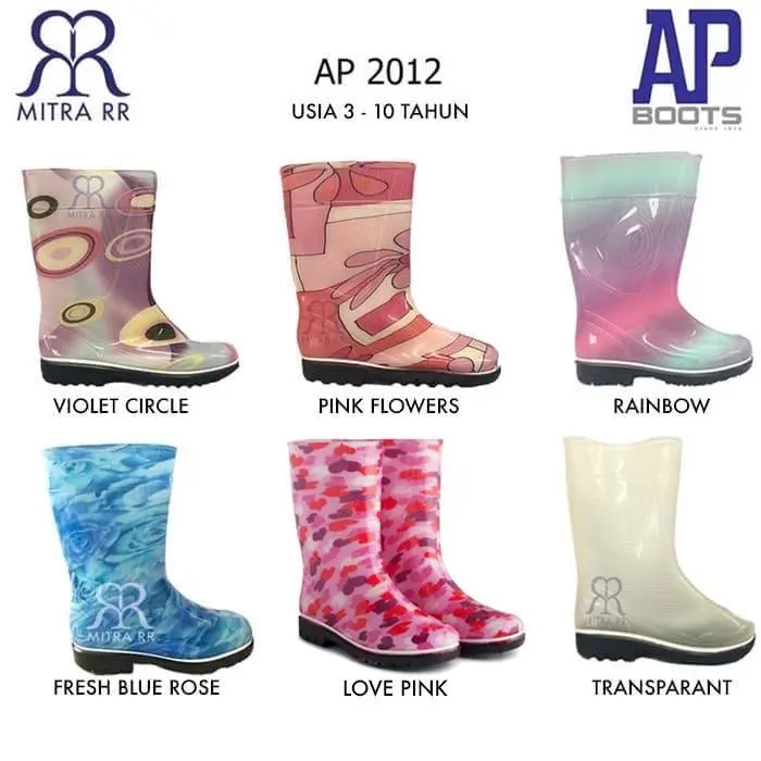 MitraRR Sepatu Boot Anak AP BOOTS Kids 2012 NEW Cewek Rain Boots 0