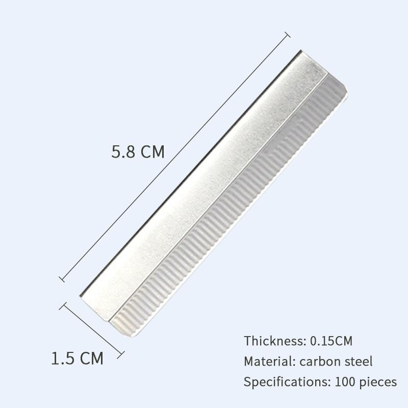 Product Introduction of 100 Pcs Eyebrow Trimmer Razor Blade Carbon Steel Microblading eyebrow Knife For Permanent Makeup Brow Tattoo Beauty Tool Cosmetic 1