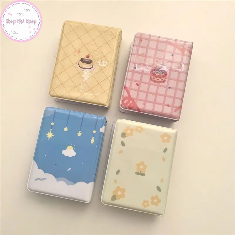 Collect Book sổ đựng card 6.5 x9cm - Abum ảnh mẫu đám mây bông hoa 1