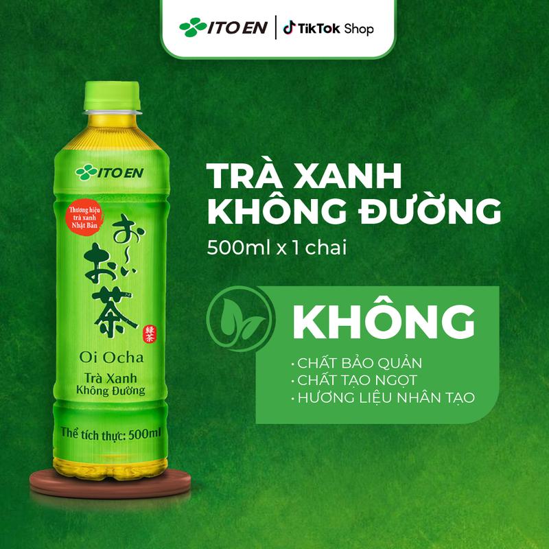 Oi Ocha - Trà Xanh Không Đường 500mL