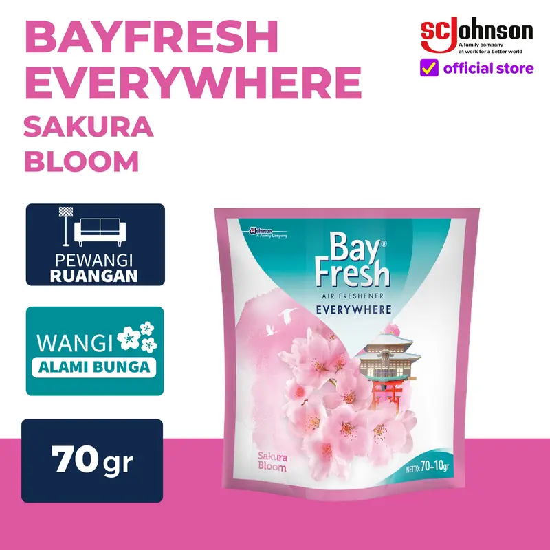 Bayfresh Everywhere Pengharum Ruangan 70gr buah 5