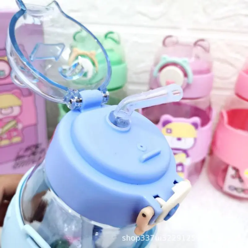 [BS] Botol Minum Anak Sekolah SD TK Free Stiker 2D dan 3D Korea Lucu / Bottle Drink 600ml BPA Free 130 5