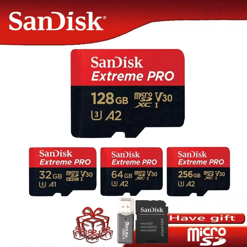 SD 1TB sd micro Memory Card 512GB 256GB 128GB micro-TF-sd Card 64GB 32GB 16GB 8GB A2 Classe 10 Flash Card Suitable for Mobile Phone/Camera/CCTV otg mouse