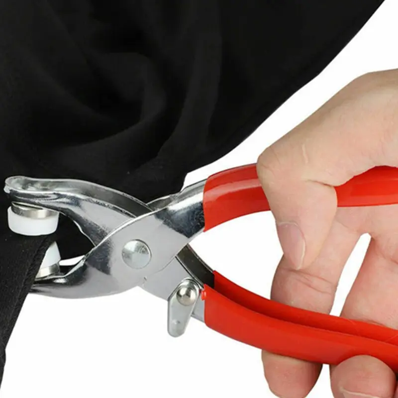 Random Color 100pcs 5-Claw Buckle & 1 Count Hand Press Pliers & 1 Count Storage Box 1