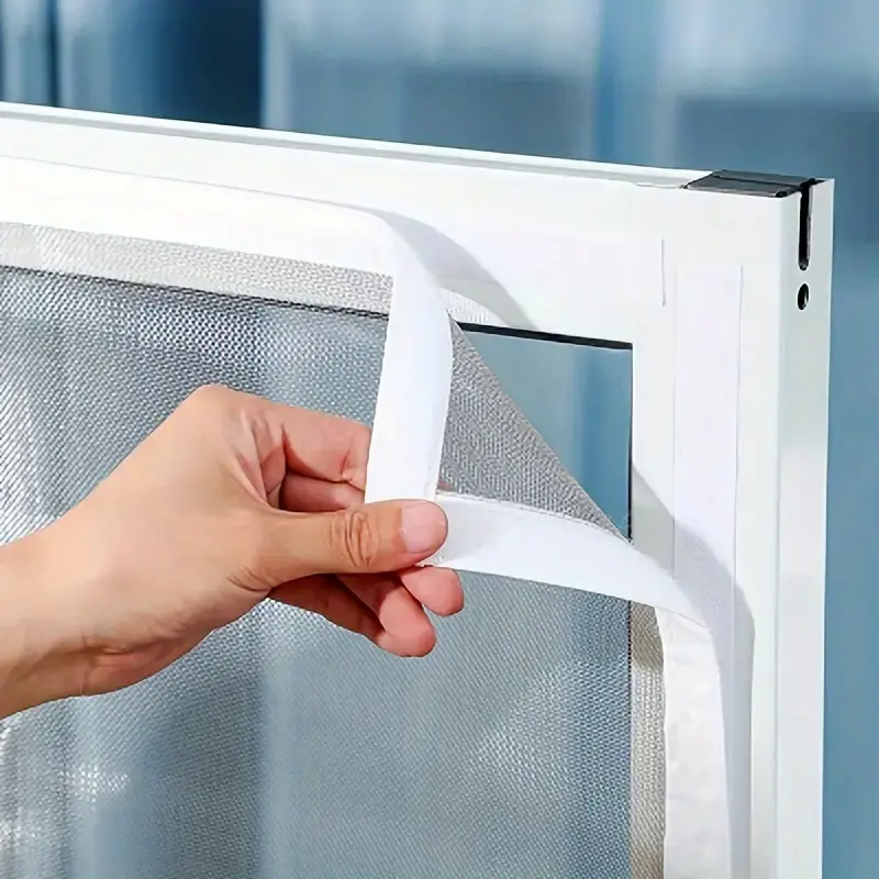 Lưới chống muỗi, Hàng mới về mùa hè, Thích hợp cho cửa và cửa sổ, Lưới tự lắp đặt, Tự dính Velcro, Màn cửa chống côn trùng, Màn cửa sổ, Có nhiều kích cỡ khác nhau để lựa chọn, Thích hợp để tự lắp đặt, Vật dụng gia đình 0